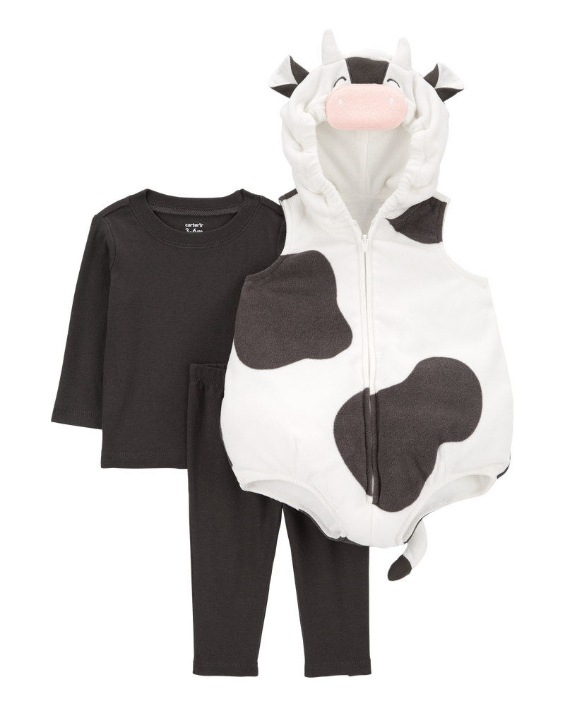 Baby 3-Piece Cow Halloween Costume, image 1 of 5 slides
