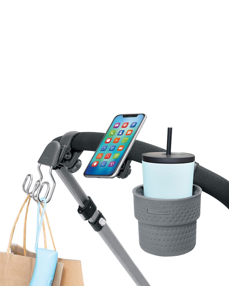 Stroll & Connect Universal Stroller Accessory Set - Charcoal, image 9 of 10 slides