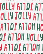 Adult 2-Piece Holly Jolly Thermal Pajamas, image 2 of 2 slides