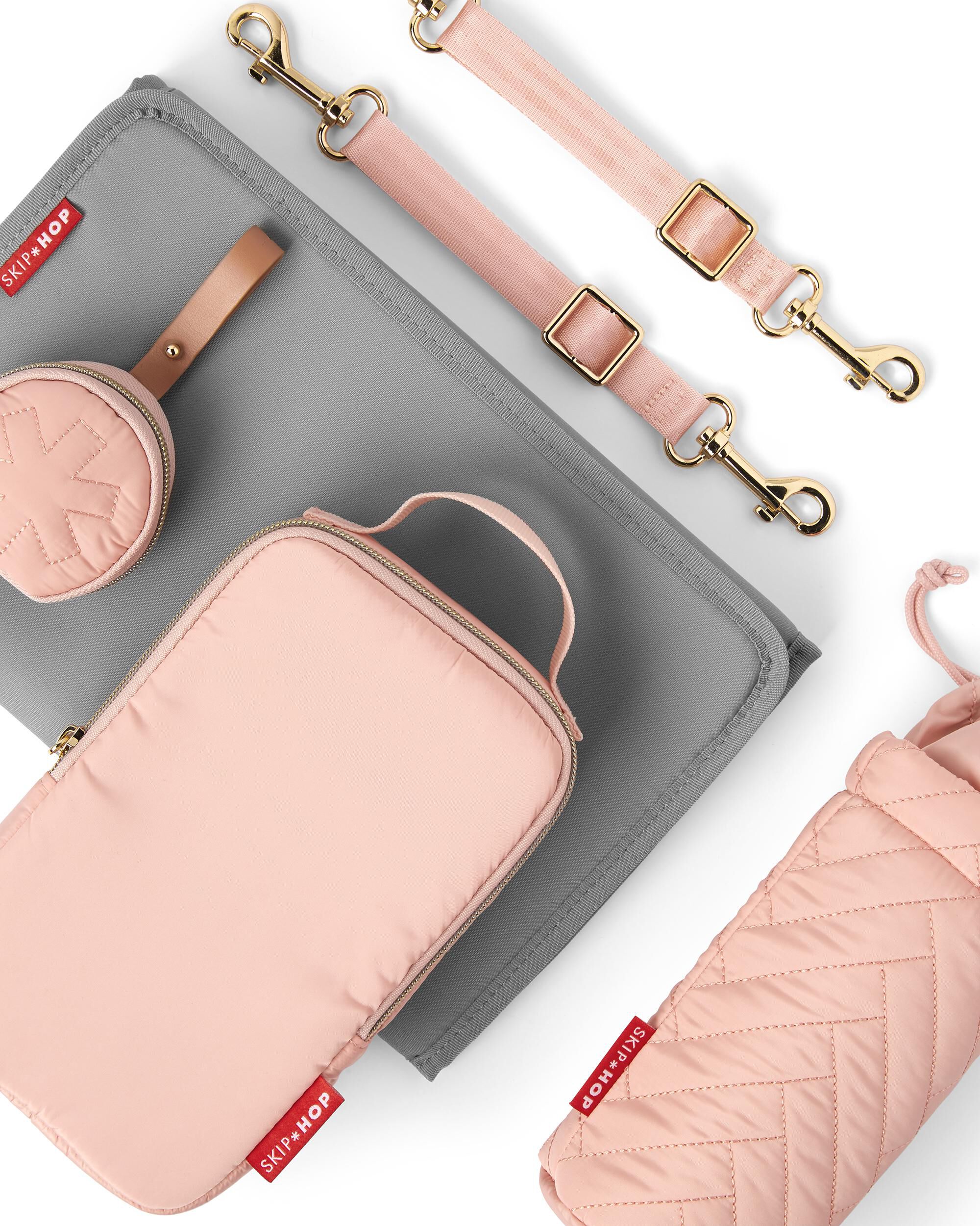 Blush Suite by Skip Hop 6 in 1 Diaper Backpack Set skiphop