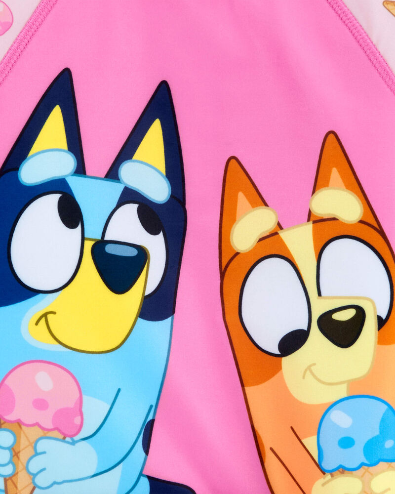 Toddler Bluey 2-Piece Rashguard Set, image 2 of 2 slides