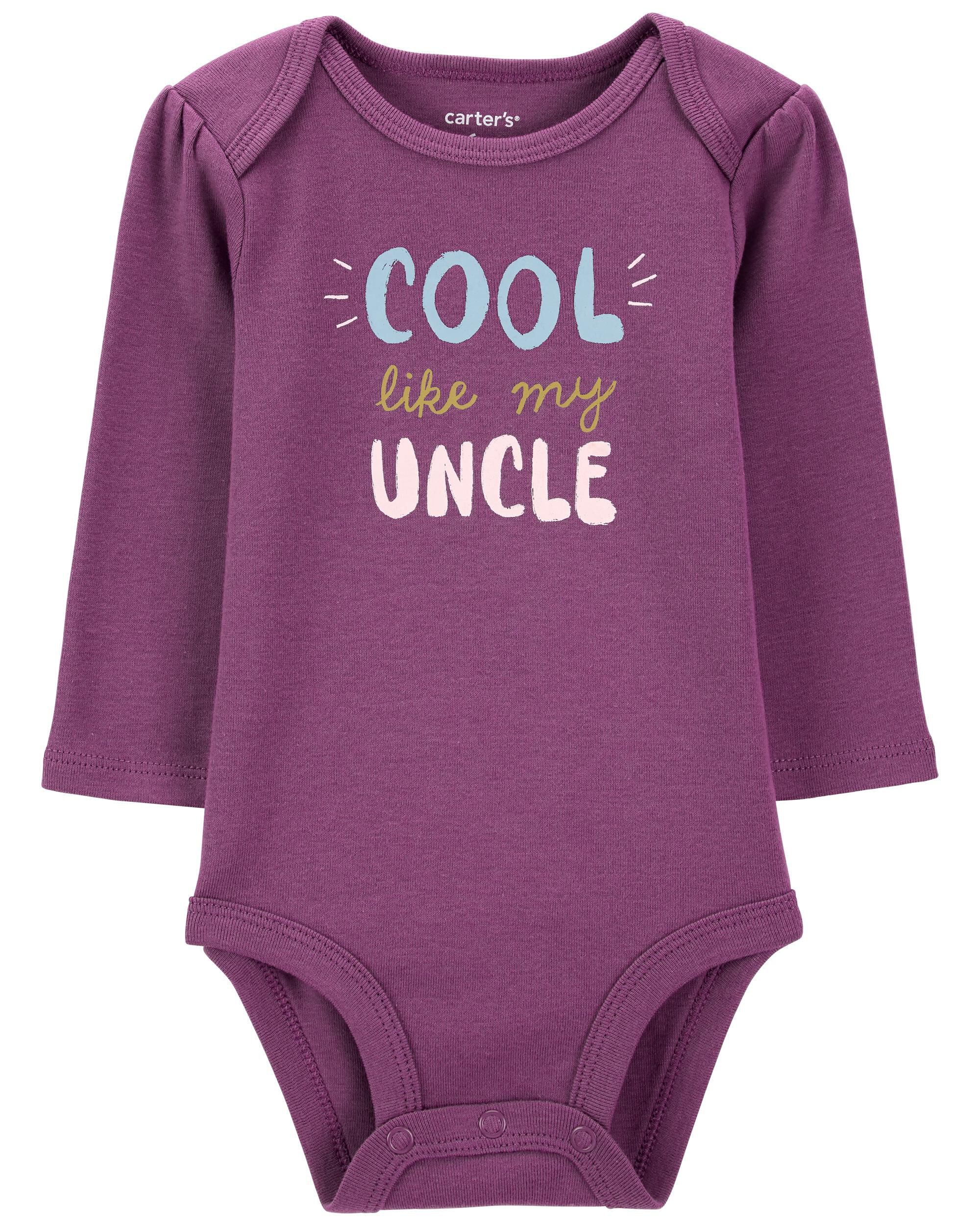 Purple long sleeve baby sales onesie