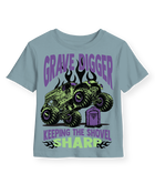 Kid Monster Jam™ Grave Digger Short-Sleeve Graphic Tee - Blue, image 1 of 2 slides