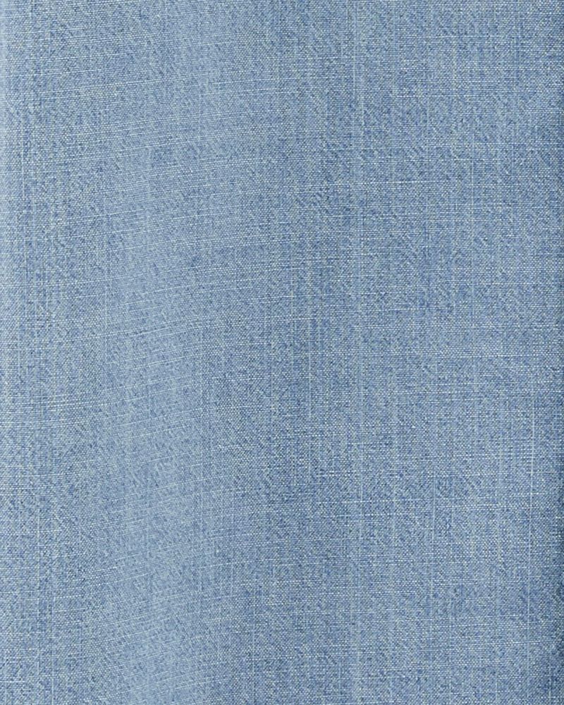 Kid Button-Front Chambray Shirt, image 3 of 4 slides