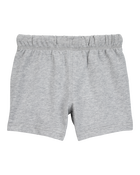Toddler Boy Pull-On French Terry Shorts - Grey, image 4 of 6 slides