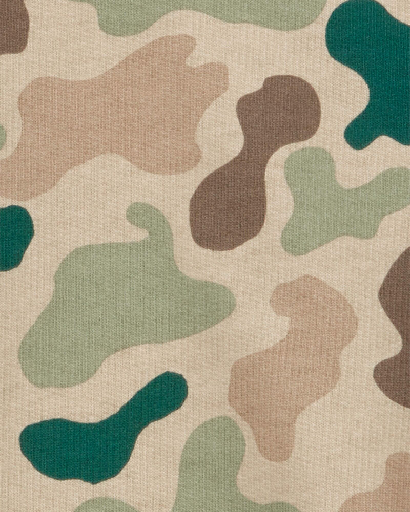 Baby 2-Piece Camo Sweatshirt & Short Set, image 2 of 3 slides