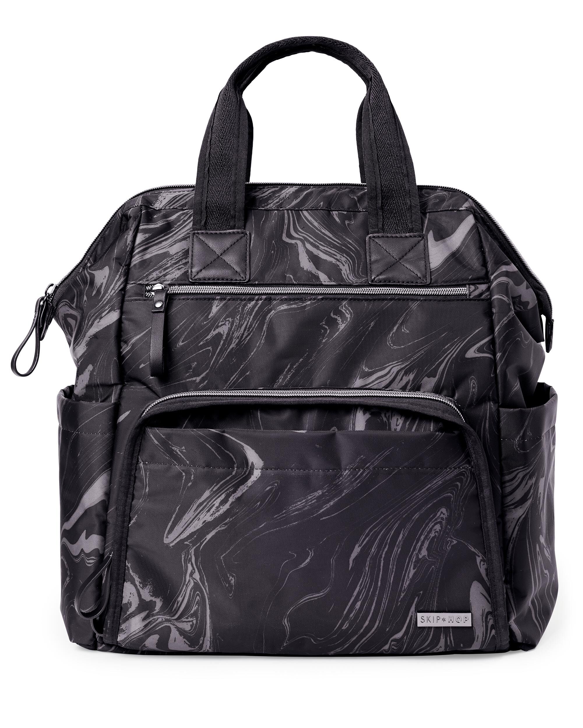 saffiano diaper backpack
