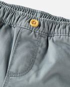 Baby Organic Cotton Twill Pants in Slate, image 3 of 4 slides