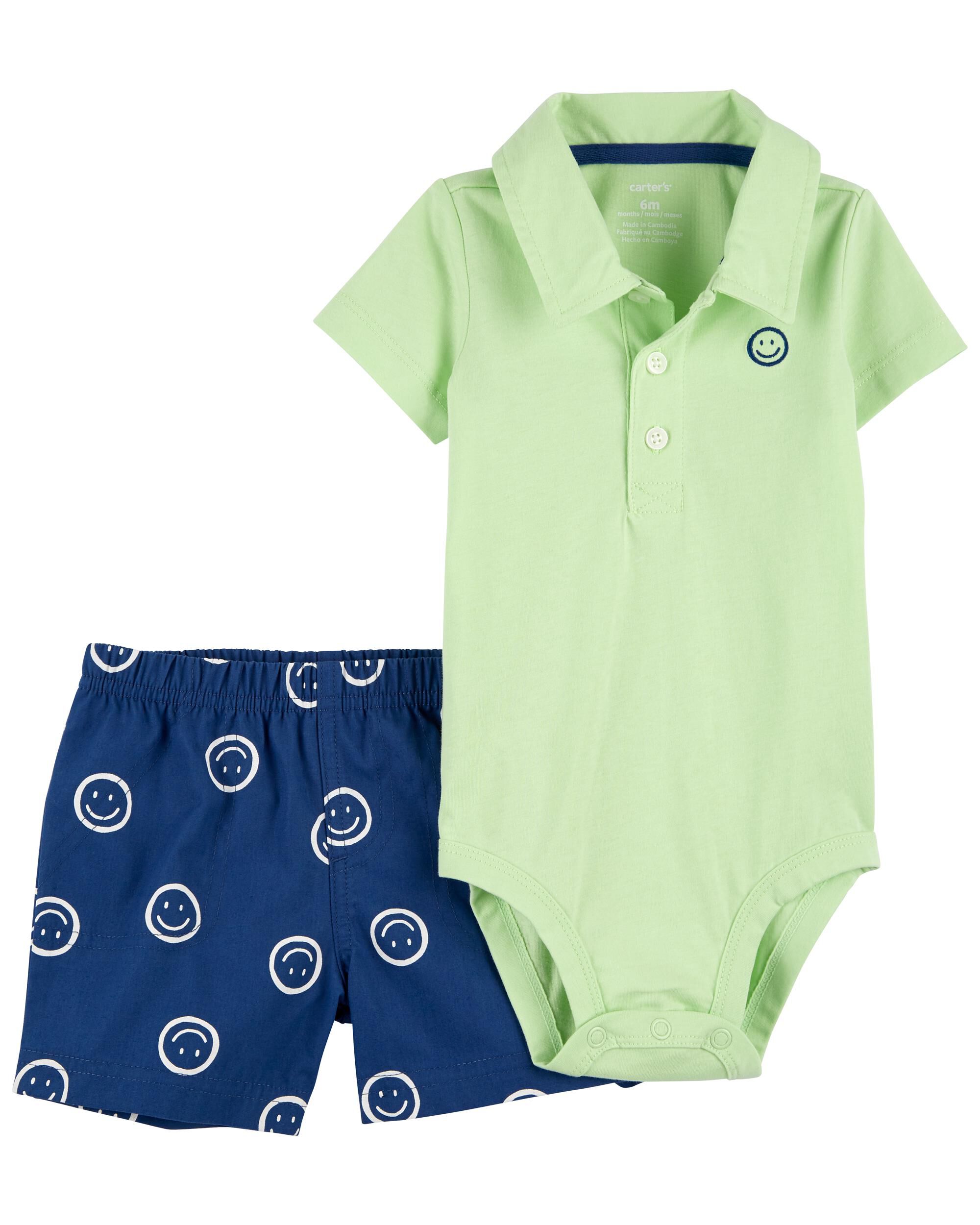 Infant clearance polo shorts