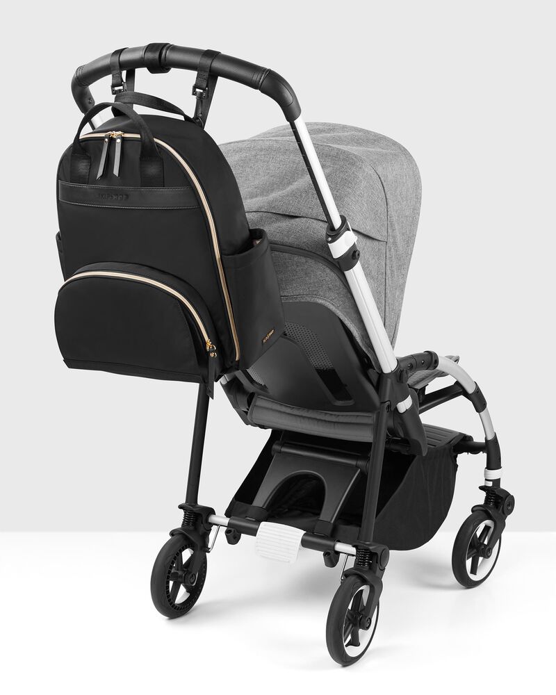 Envi Luxe Backpack Diaper Bag - Black, image 8 of 20 slides