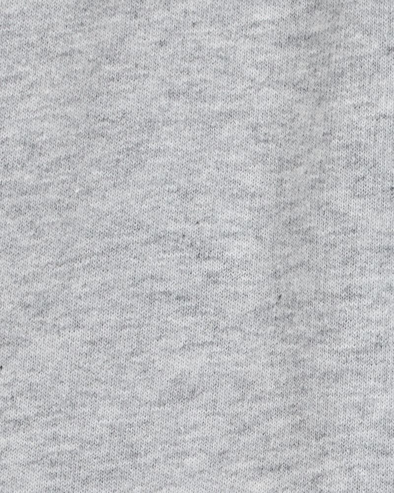 Toddler Boy Pull-On French Terry Shorts - Grey, image 5 of 6 slides
