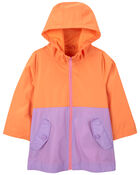 Toddler Colorblock Rain Jacket, image 1 of 3 slides