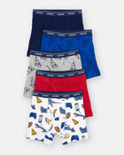 Toddler 5-Pack Boxer Briefs Underwear, image 2 of 3 slides