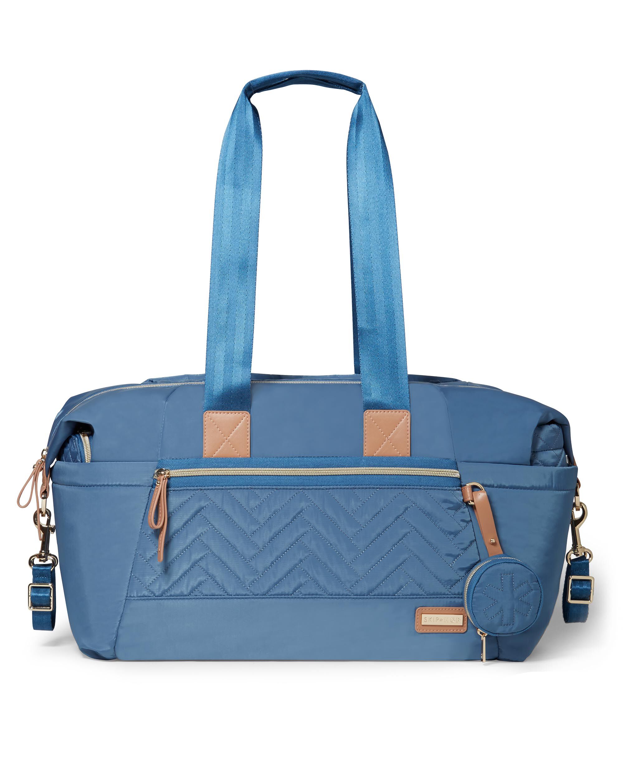 skip hop diaper bag blue