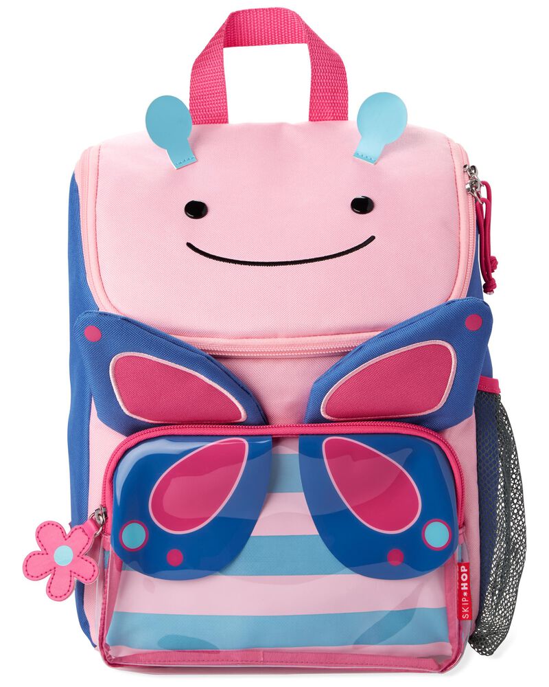 Guess Rose Pink Small Backpack Front Zipper 11 inches