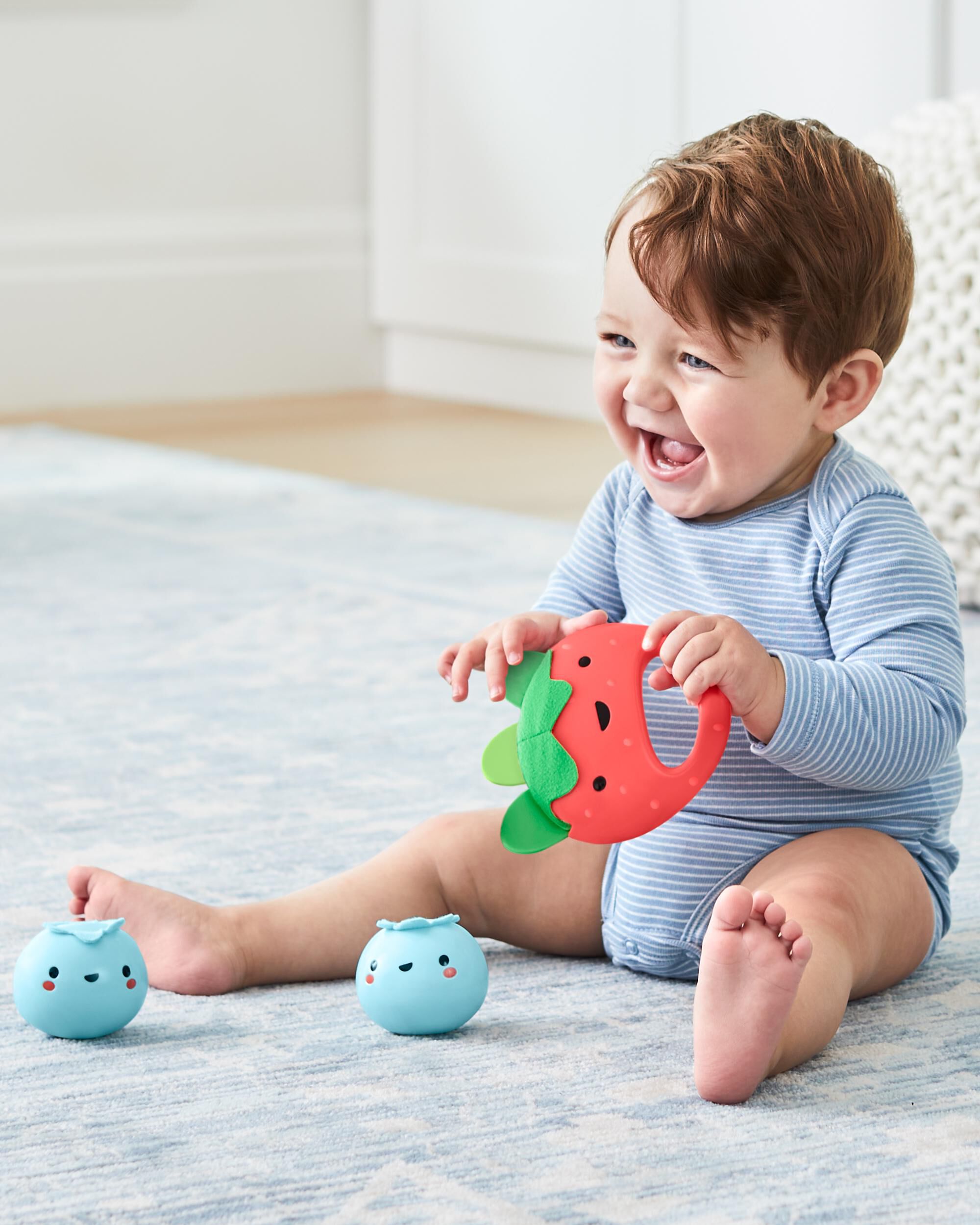Farmstand Berry Cute Band Baby Toy, image 8 of 10 slides