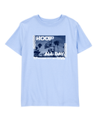 Kid Hoop All Day Short-Sleeve Graphic Tee - Blue, image 1 of 3 slides