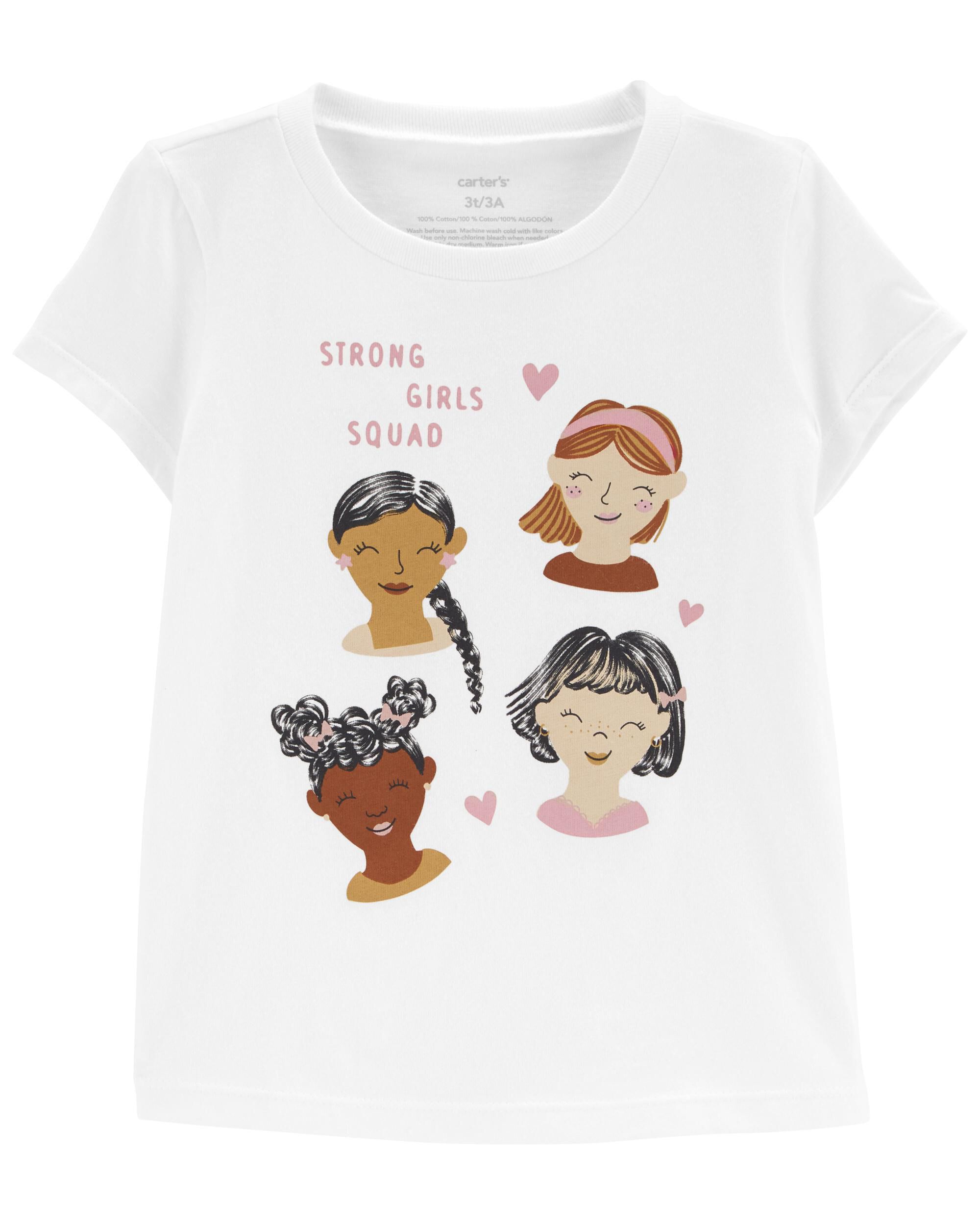 Little girl hot sale graphic tees