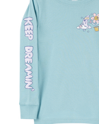 Kid 4-Piece Peace Sign 100% Snug Fit Cotton Pajamas, image 2 of 5 slides