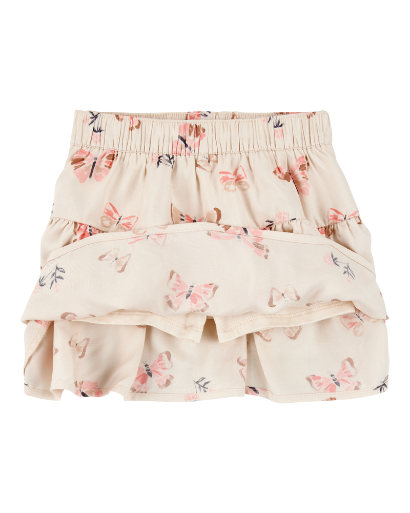 Toddler Floral Pull-On Ruffle Skort, image 4 of 6 slides