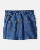 Toddler Bluey Embroidered Denim Skirt - Blue, image 3 of 4 slides