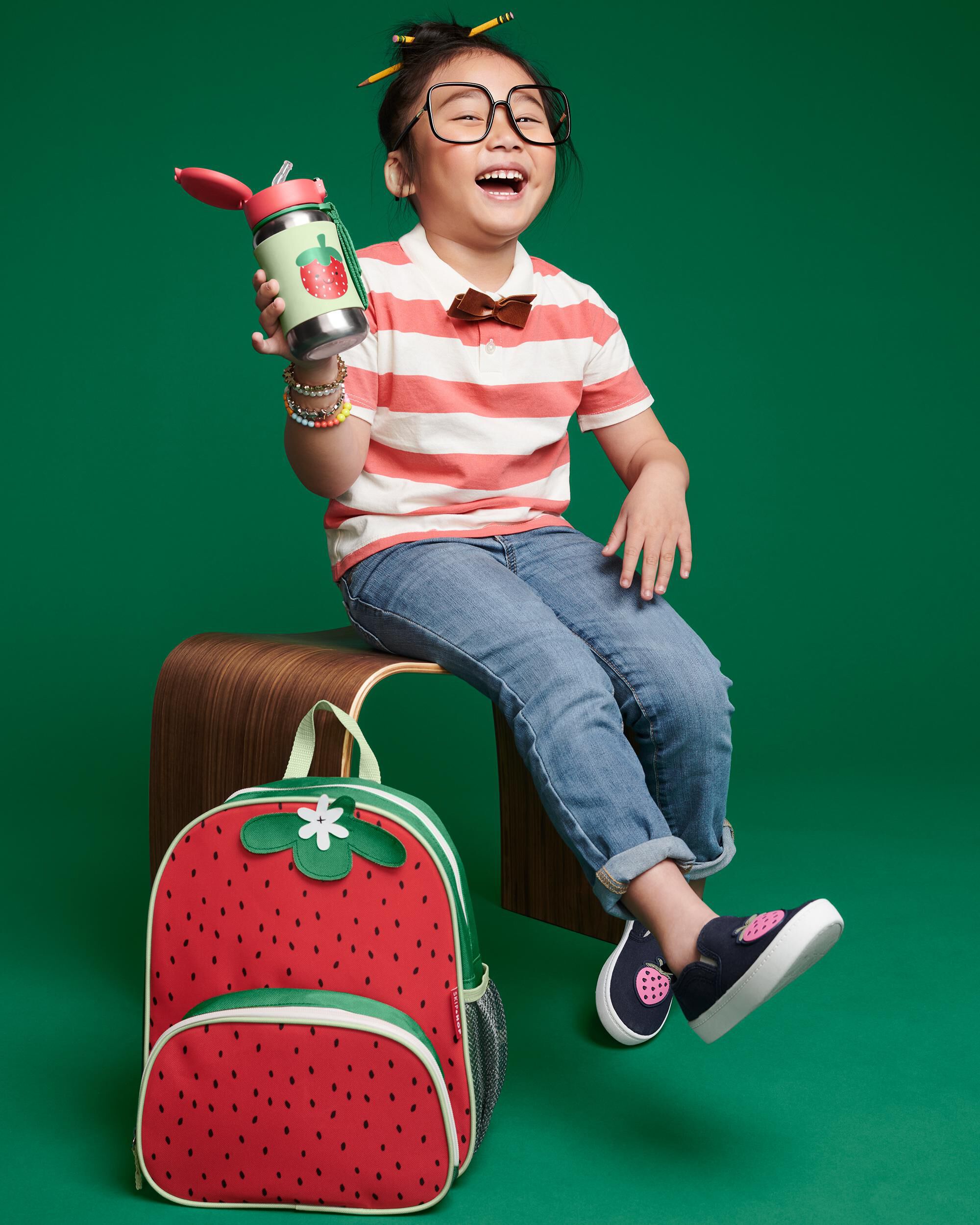 Spark Style Little Kid Backpack - Strawberry, image 8 of 13 slides