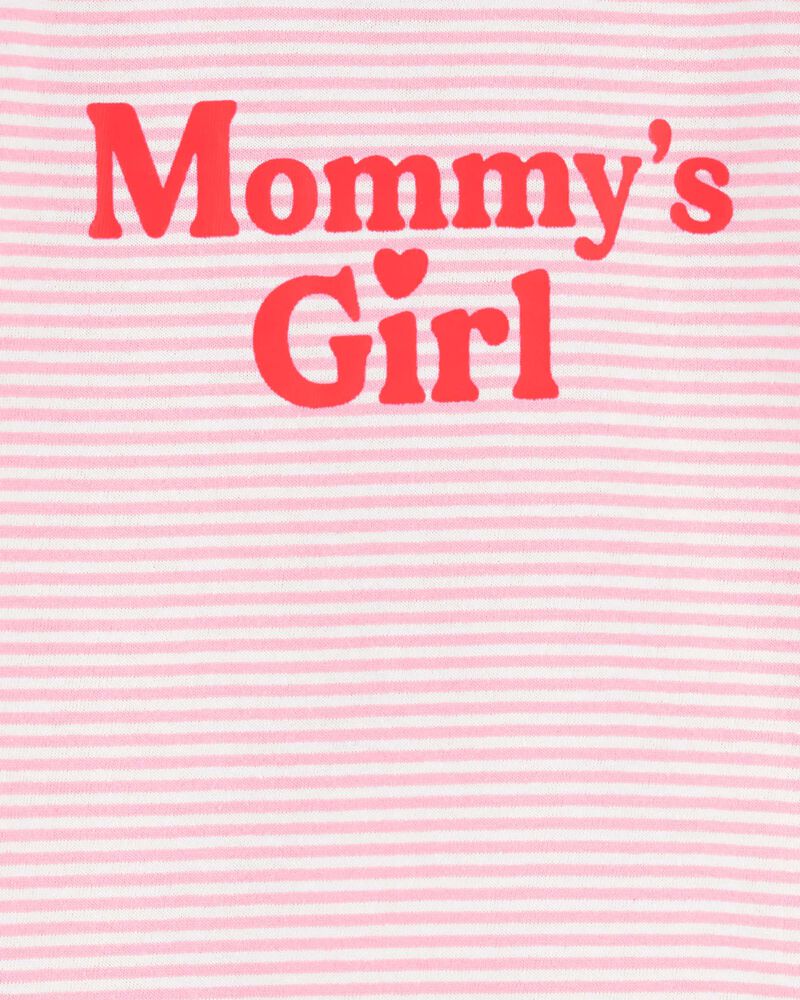 Baby Mommy's Girl Striped Cotton Bodysuit, image 2 of 3 slides