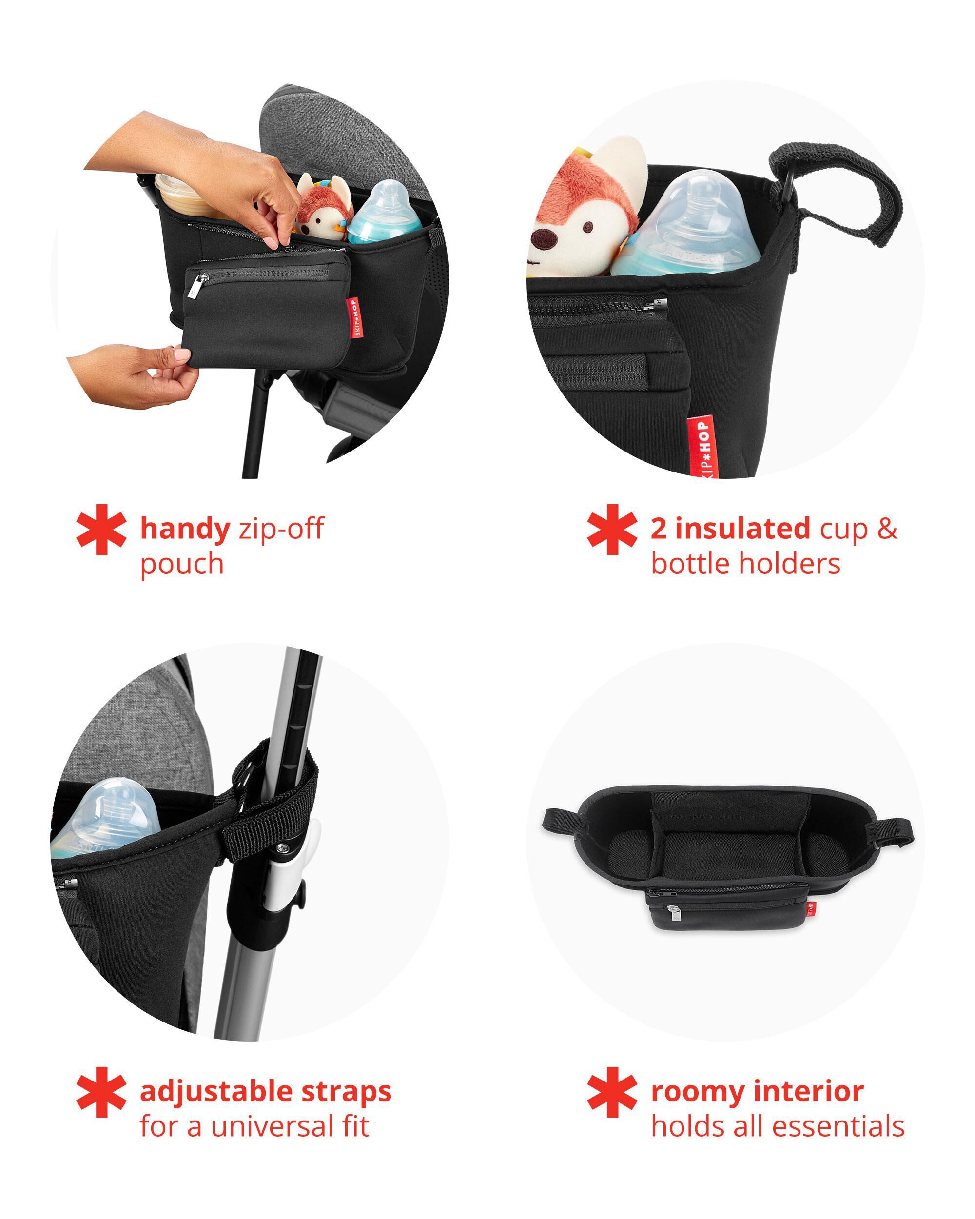 Black Grab Go Stroller Organizer skiphop
