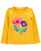 Toddler Flower Graphic Tee, image 1 of 3 slides
