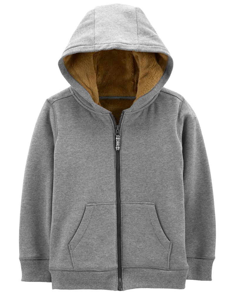 Fuzzy-Lined Hoodie, image 1 of 3 slides