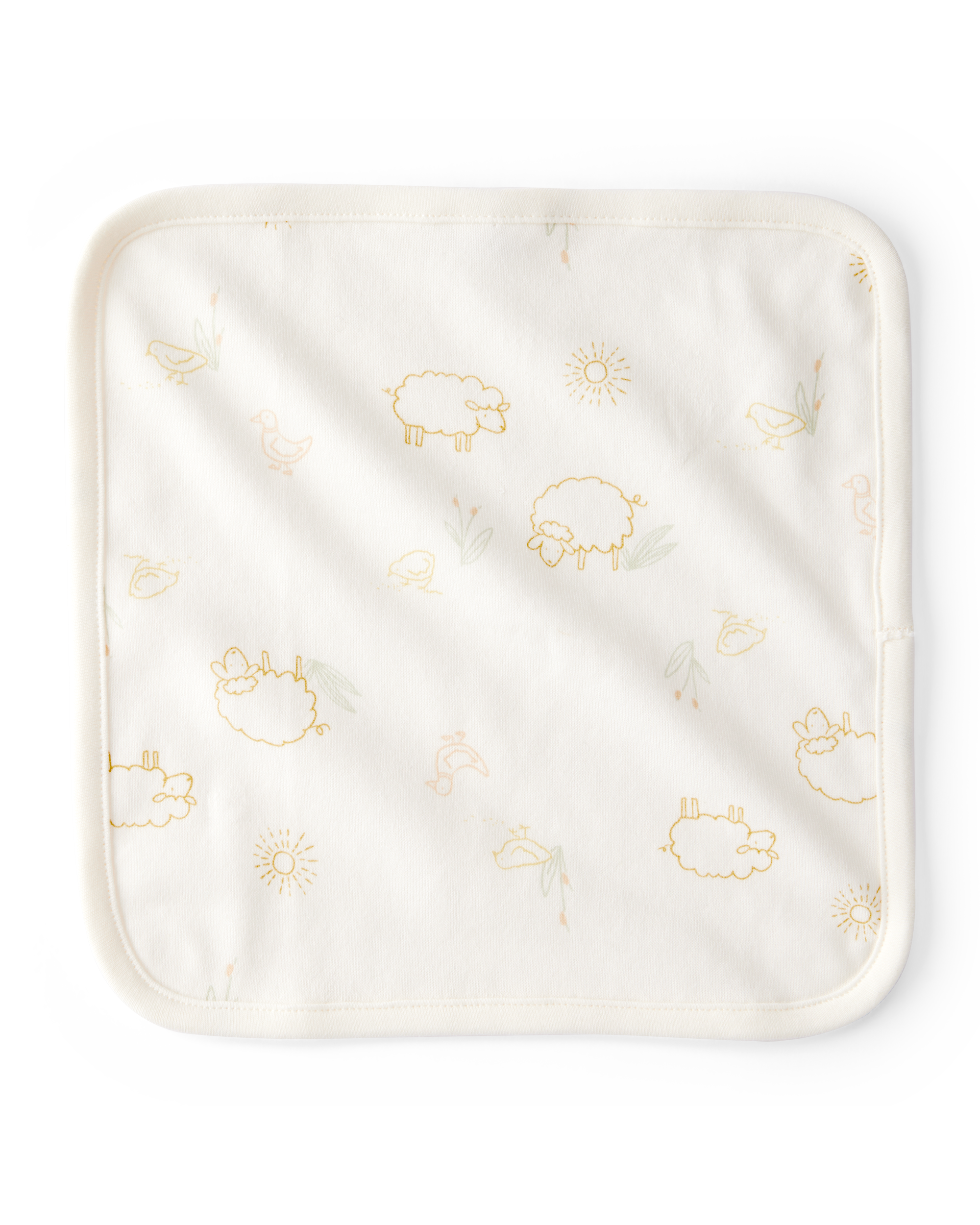Baby 6-Pack Wash Cloths - Yellow, 