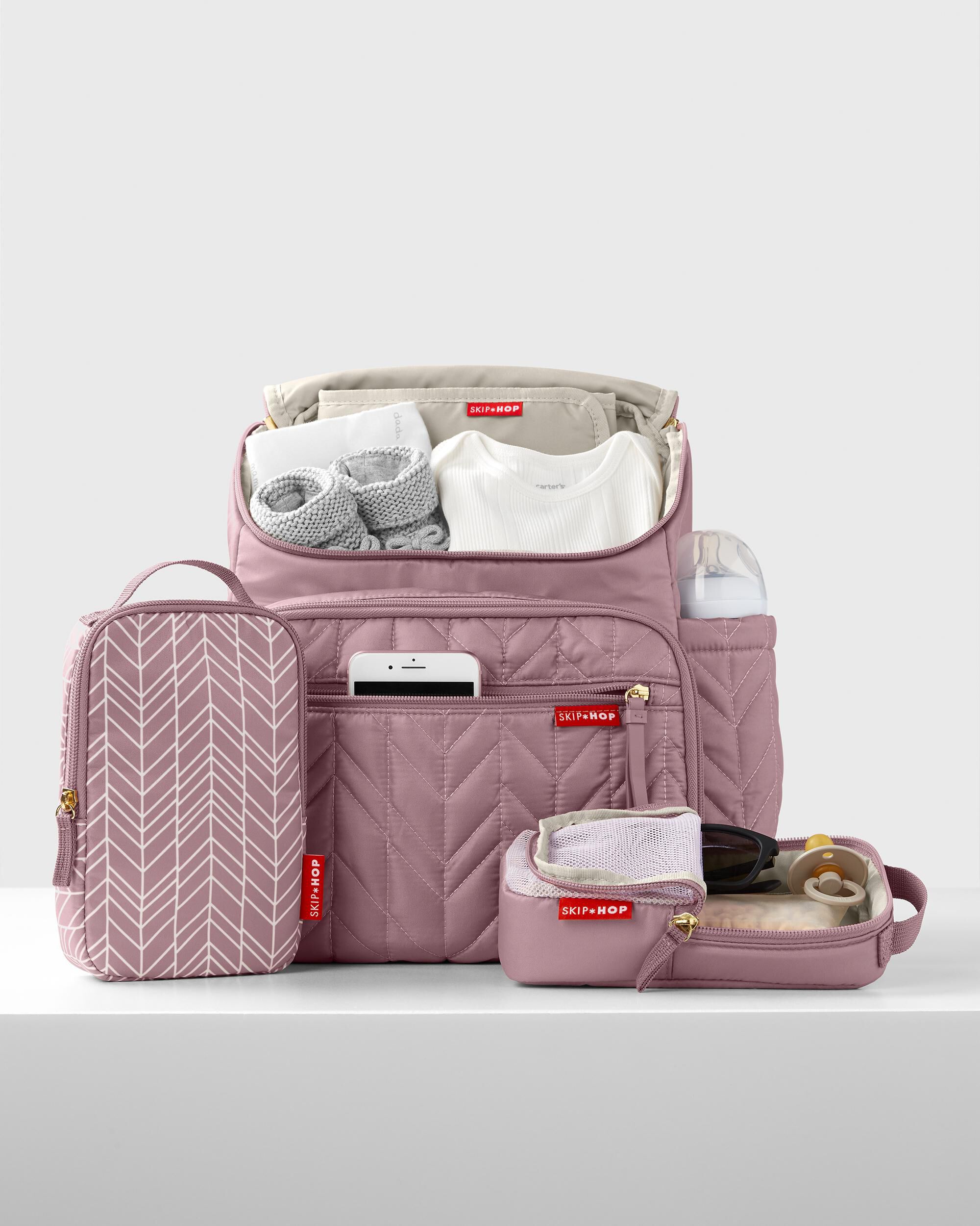 Skip hop pink changing bag discount