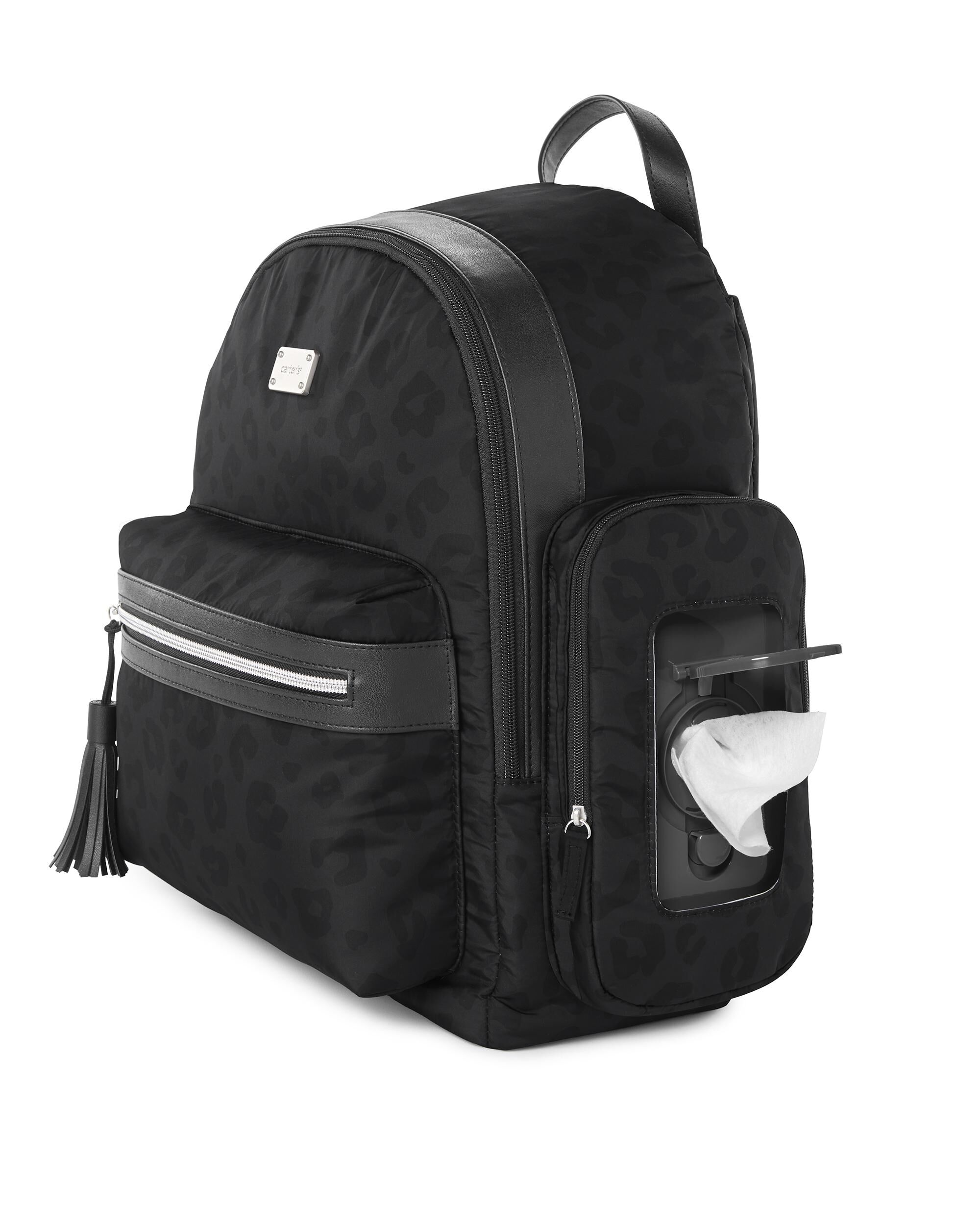 Tonal Leopard Handle It All Diaper Backpack Tonal Leopard skiphop
