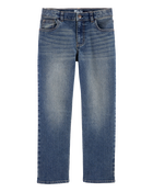 Kid Medium Faded Wash Classic Jeans, image 1 of 4 slides