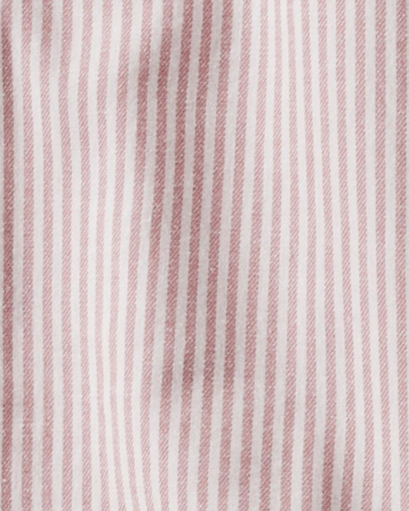 Adult  Women's Organic Cotton Button-Front Pajamas Set, image 3 of 4 slides