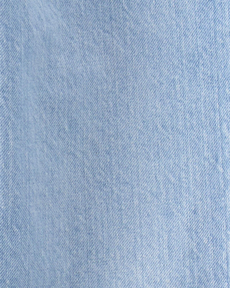 Kid Baggy Iconic Denim Cargo Pants - Faded Wash, image 3 of 4 slides