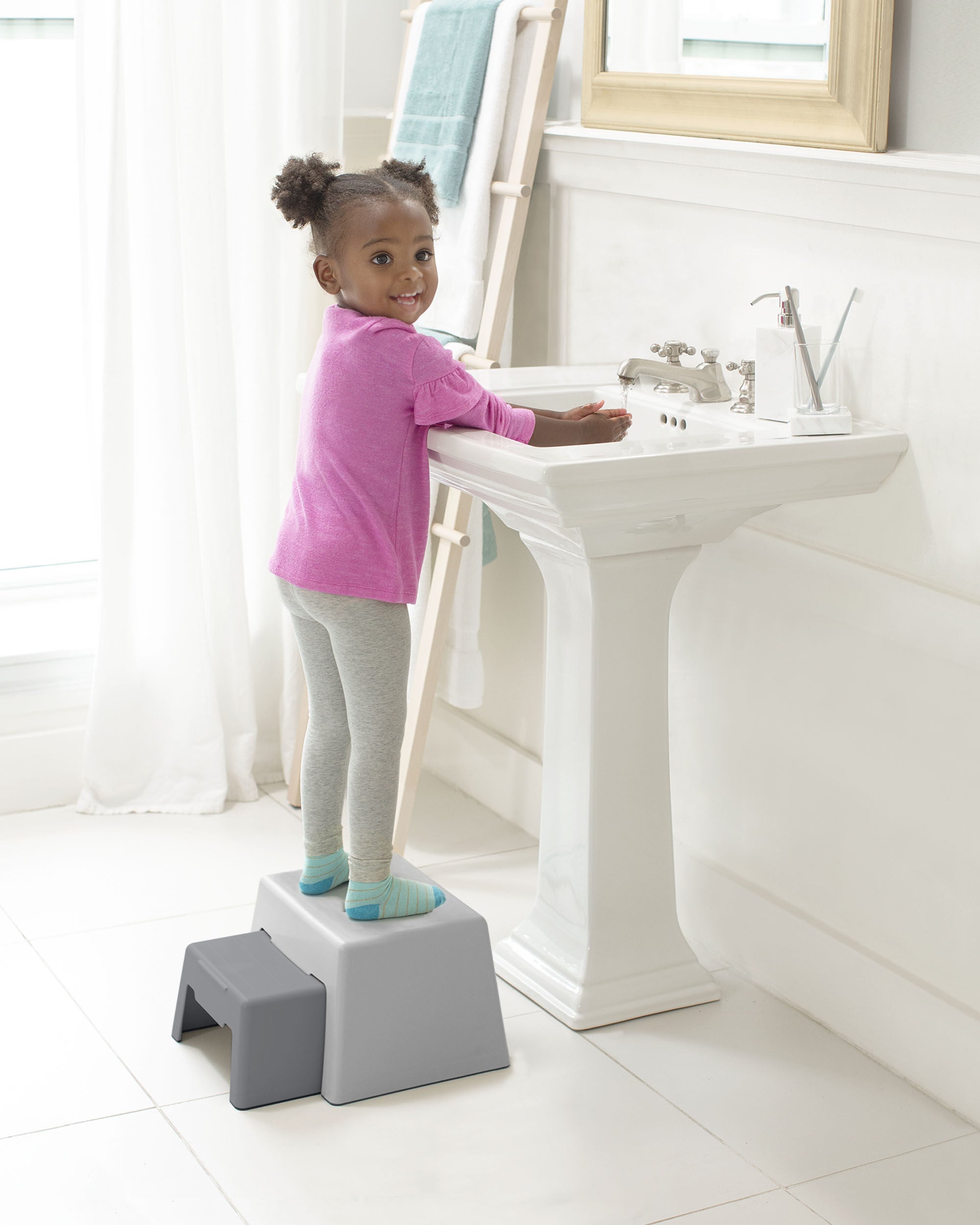Double-Up Step Stool - Grey
, image 4 of 5 slides