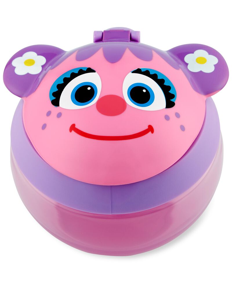 Sesame Street Little Kid Backpack Straw Bottle & Snack Cup Set - Abby Cadabby, image 4 of 6 slides