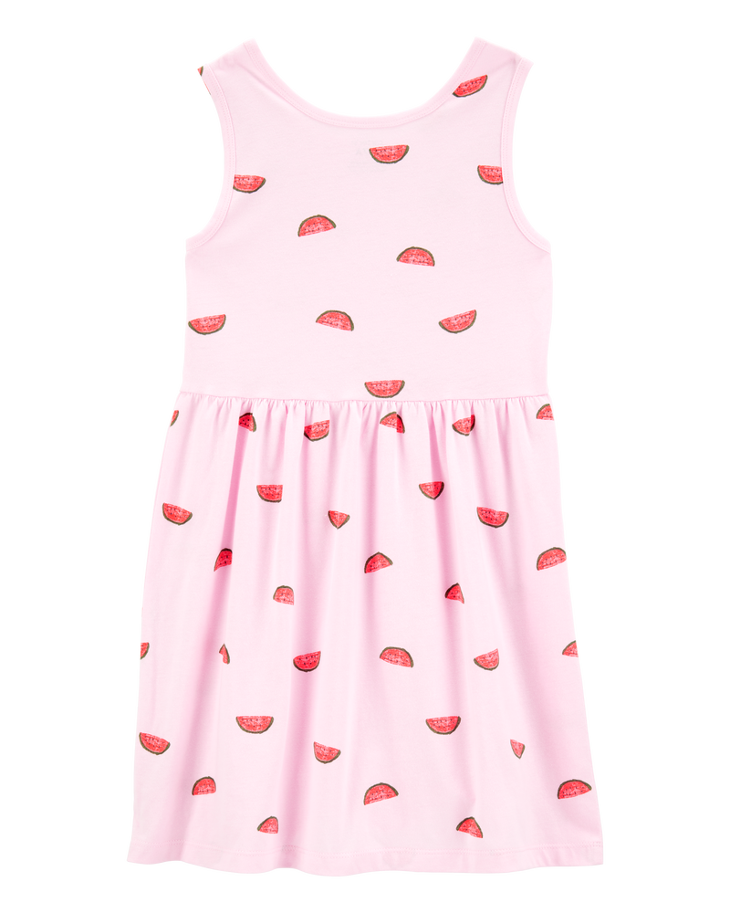 Kid Watermelon Tank Dress, image 2 of 4 slides