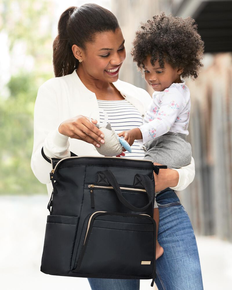 Mainframe Wide Open Backpack Diaper Bag, image 9 of 13 slides