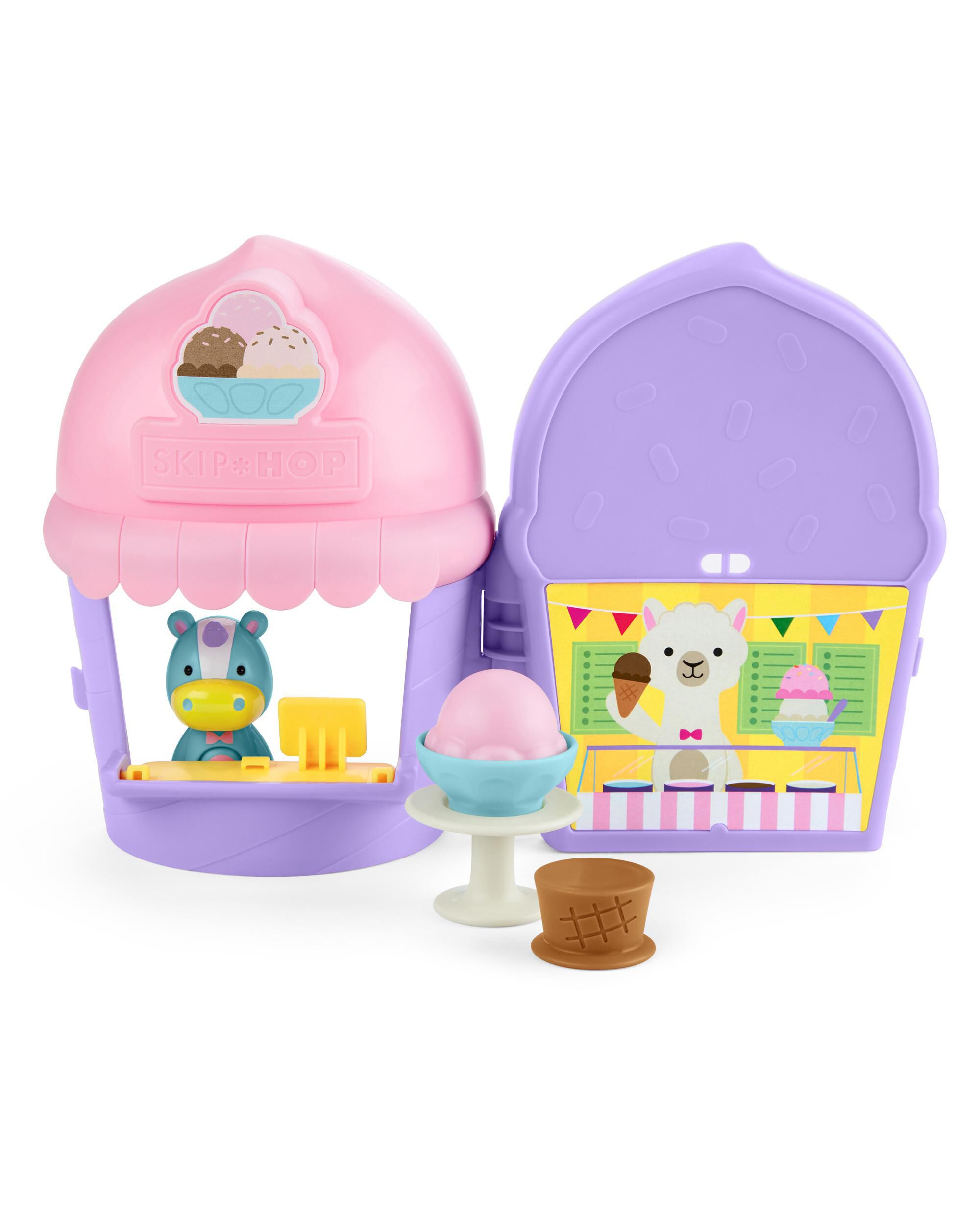 Zoo Crew Ice Cream Shoppe Playset Toy, image 2 of 4 slides