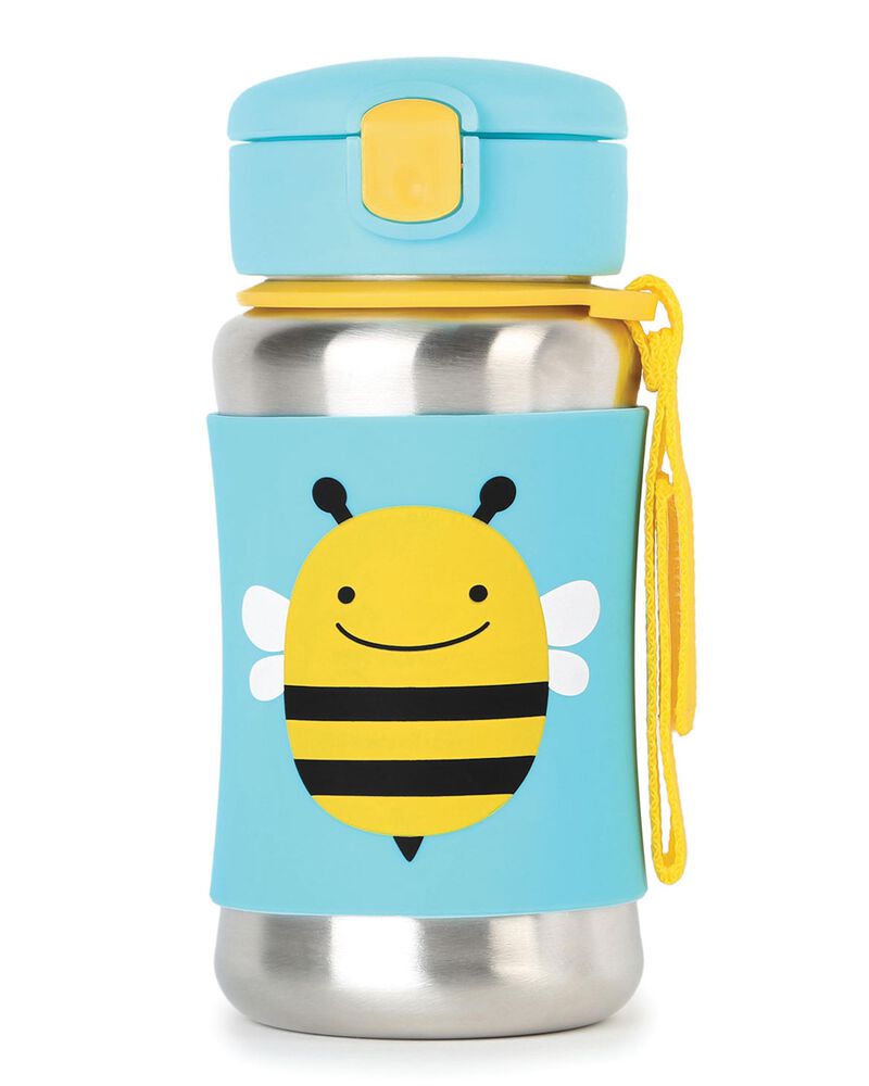 Zoo Stainless Steel Little Kid Straw Bottle Skiphop Com