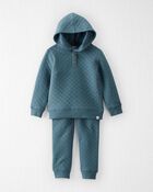 Toddler 2-Piece Quilted Hoodie Set Made With Organic Cotton, image 1 of 5 slides