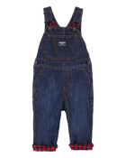 Baby Buffalo Plaid-Lined Overalls
, image 1 of 5 slides