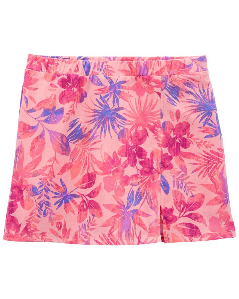 Kid Tropical Print Handstand Skort, image 1 of 3 slides