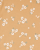 Baby 5-Pack Floral Short-Sleeve Cotton Bodysuits, image 5 of 7 slides