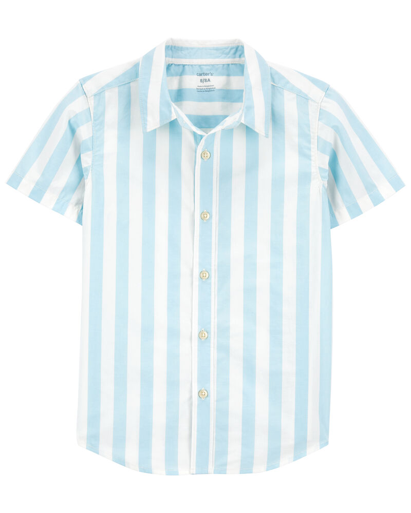Kid Striped Button-Down Shirt, image 1 of 2 slides