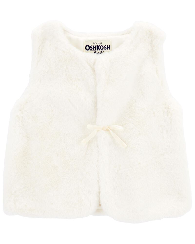 Toddler Faux Fur Vest , image 1 of 4 slides