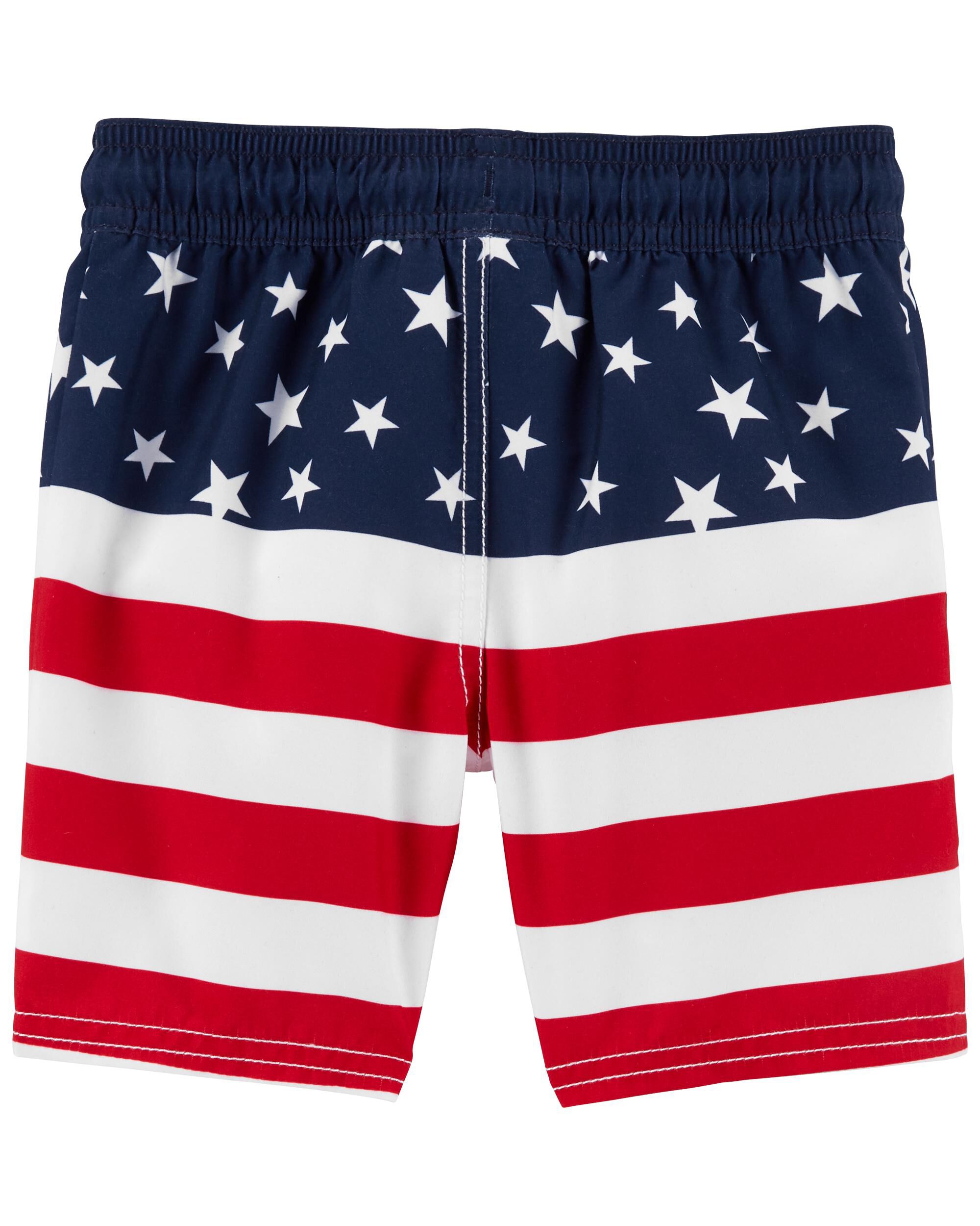 Stars and stripes swim cheap trunks