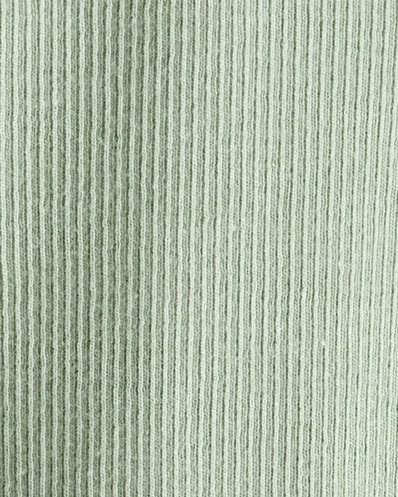 Baby Organic Cotton Rib Sleep & Play Pajamas, image 3 of 5 slides